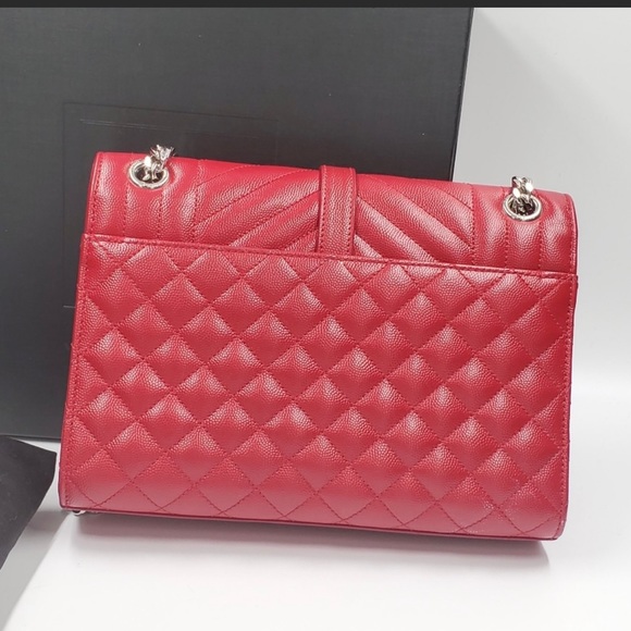 Red ysl medium envelope bag great condition - Picture 7 of 7